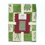 Organic Cotton Tea Towel - 15th Century Illustrated Herbs