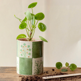 Ceramic Everything Pot - 15th Century Illustrated Herbs