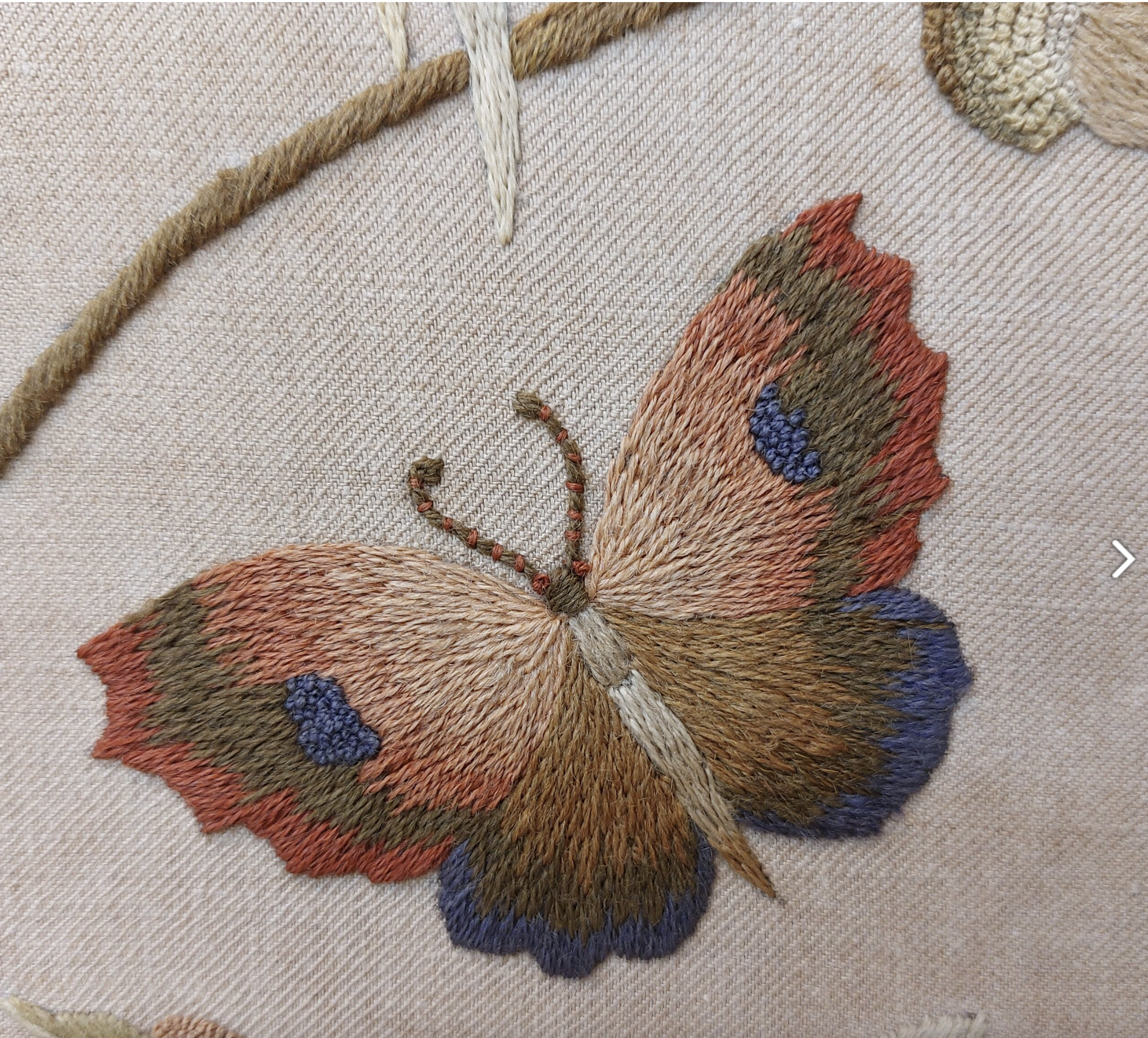 RSN Studio: Little Bird &amp; Butterflies Crewelwork Kit Inspired by RSN Crewelwork Screen