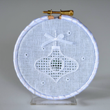 Bauble Whitework Christmas Embroidery Kit by Sarah Smith