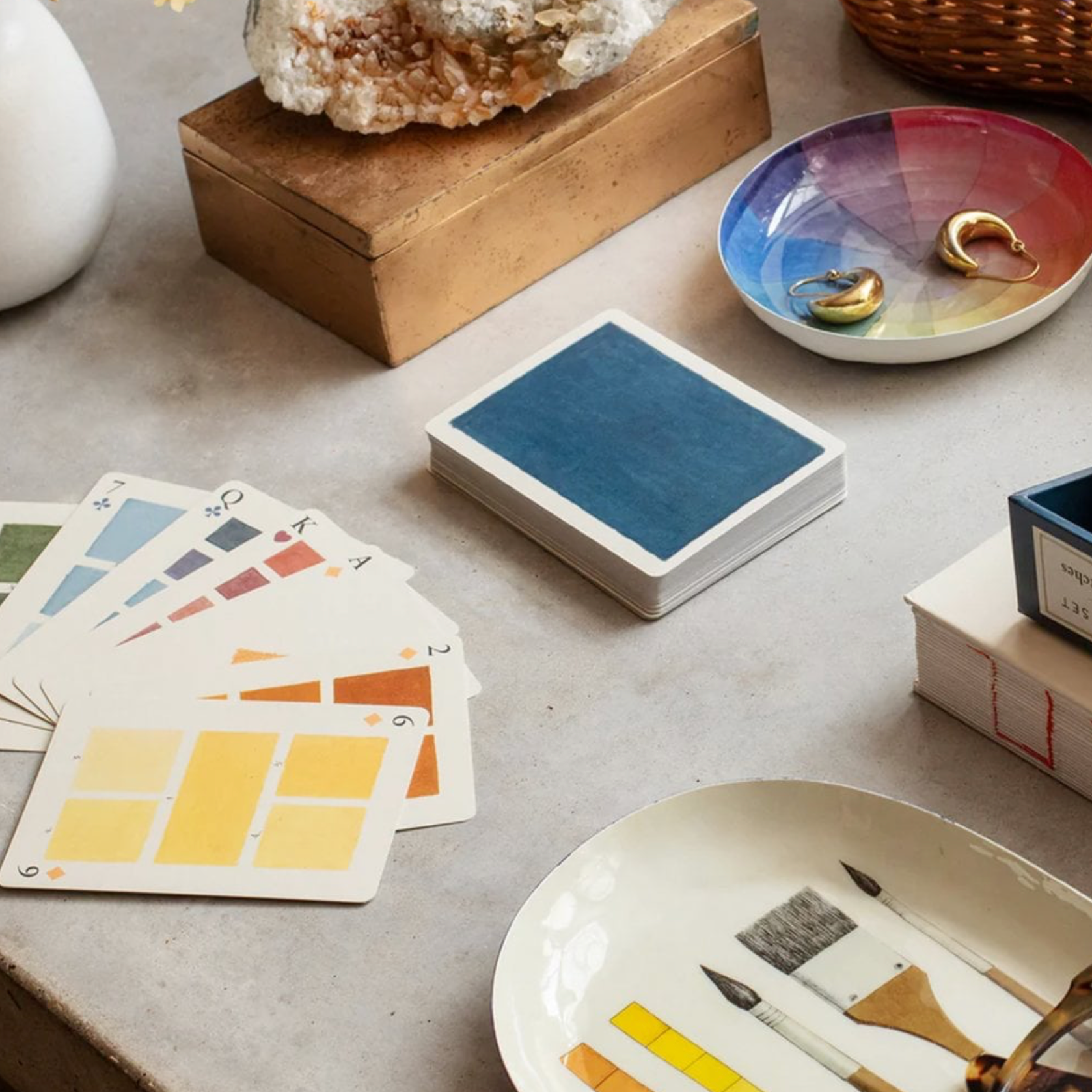Water Colour Swatches Playing Card Deck Set