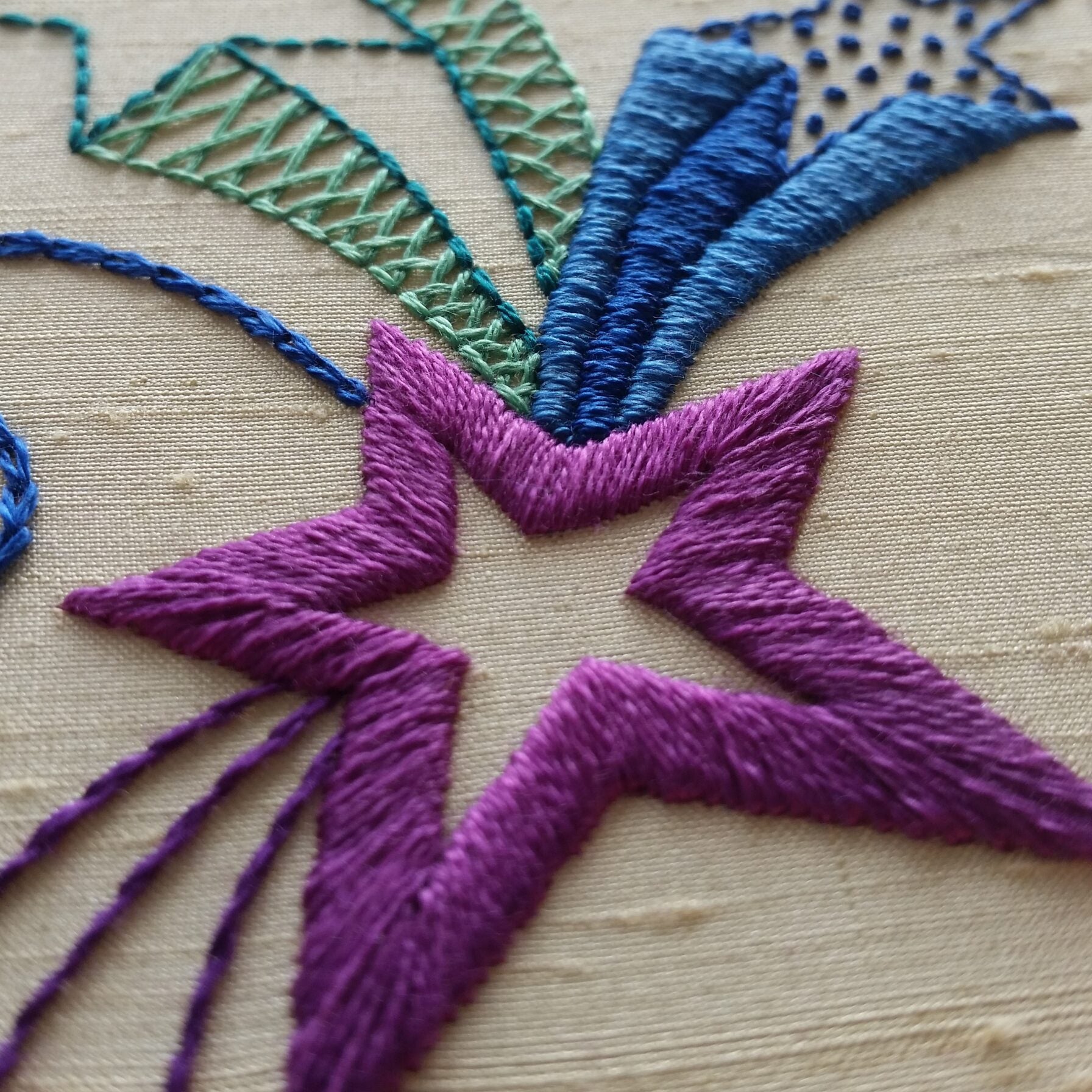 Mindful Embroidery: Beginners Starburst Embroidery Kit