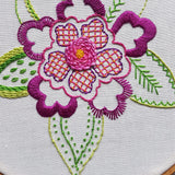 Mindful Embroidery: Beginners Flower Sampler Embroidery Kit