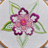 Mindful Embroidery: Beginners Flower Sampler Embroidery Kit