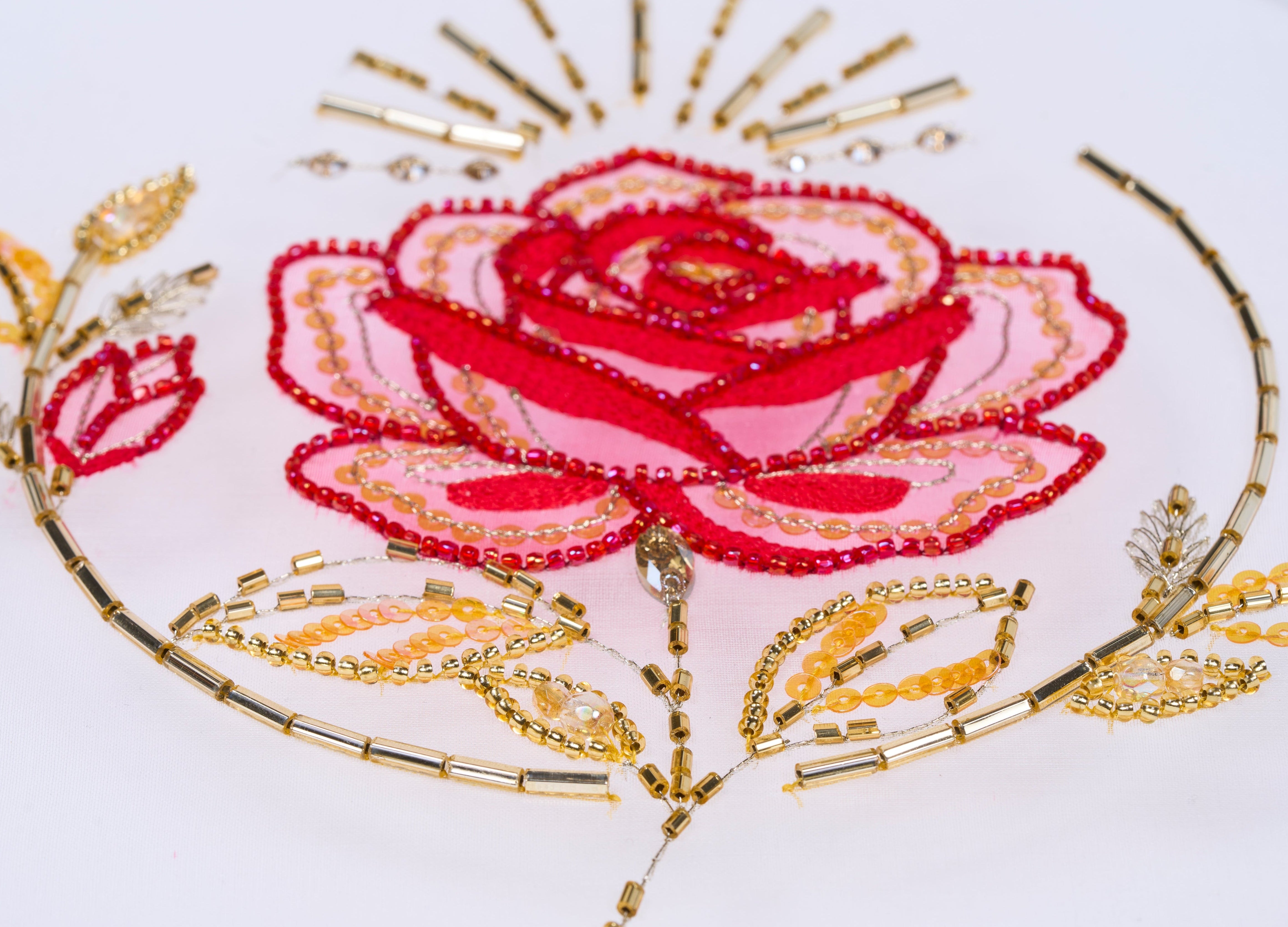 The Embroidered Rose - An Introduction to Luneville Tambour Beading with Axelle Faes-Cortes