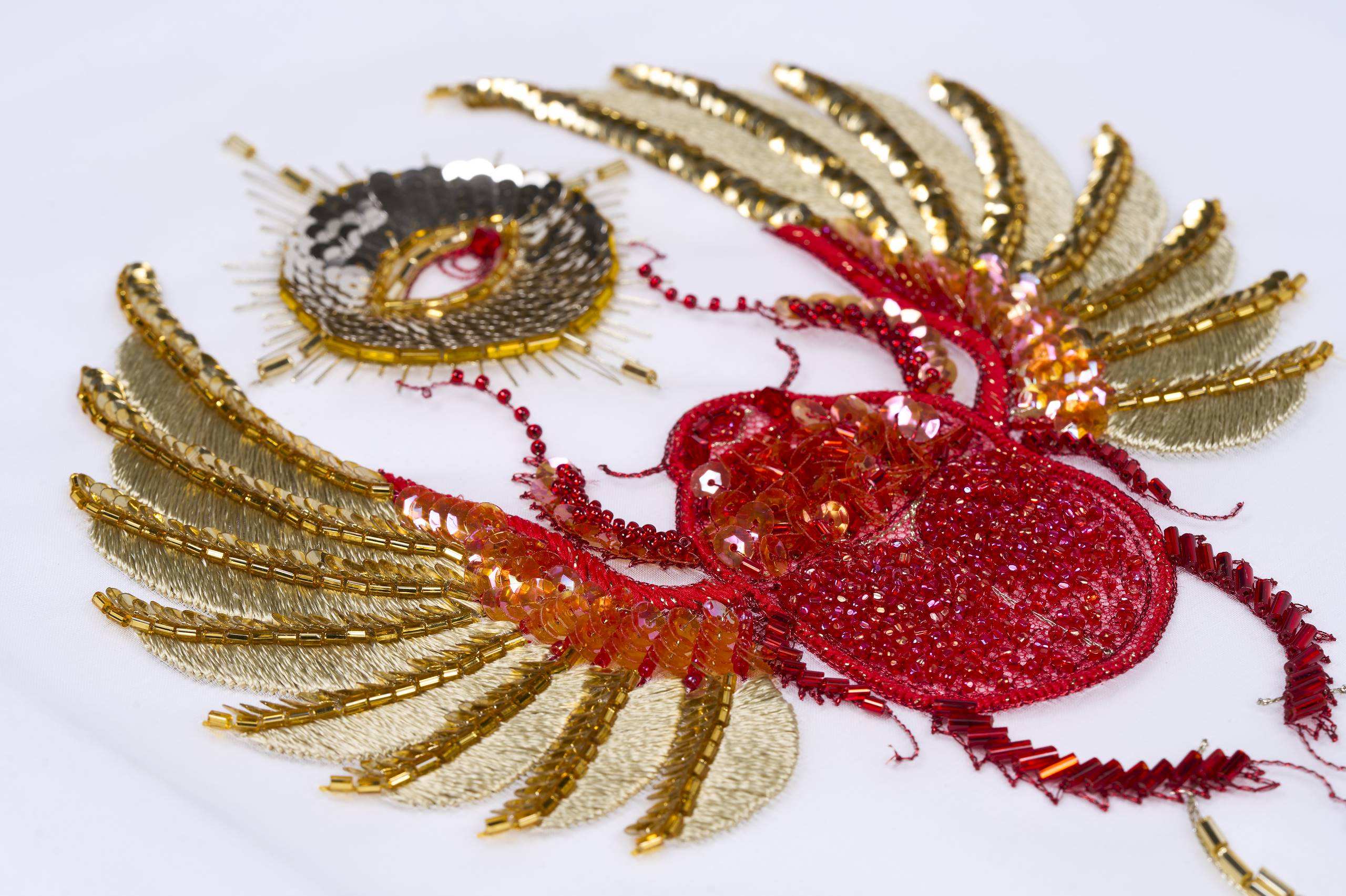 The Rising Scarab: An Advanced Workshop in Lunéville Embroidery with Axelle Faes-Cortes