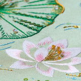 Waterlily in Contemporary Embroidery
