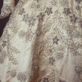 Royal Wedding Dress Embroidery, Buckingham Palace