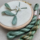 RSN Exclusive Mistletoe Embroidery Kit by Masako Newton