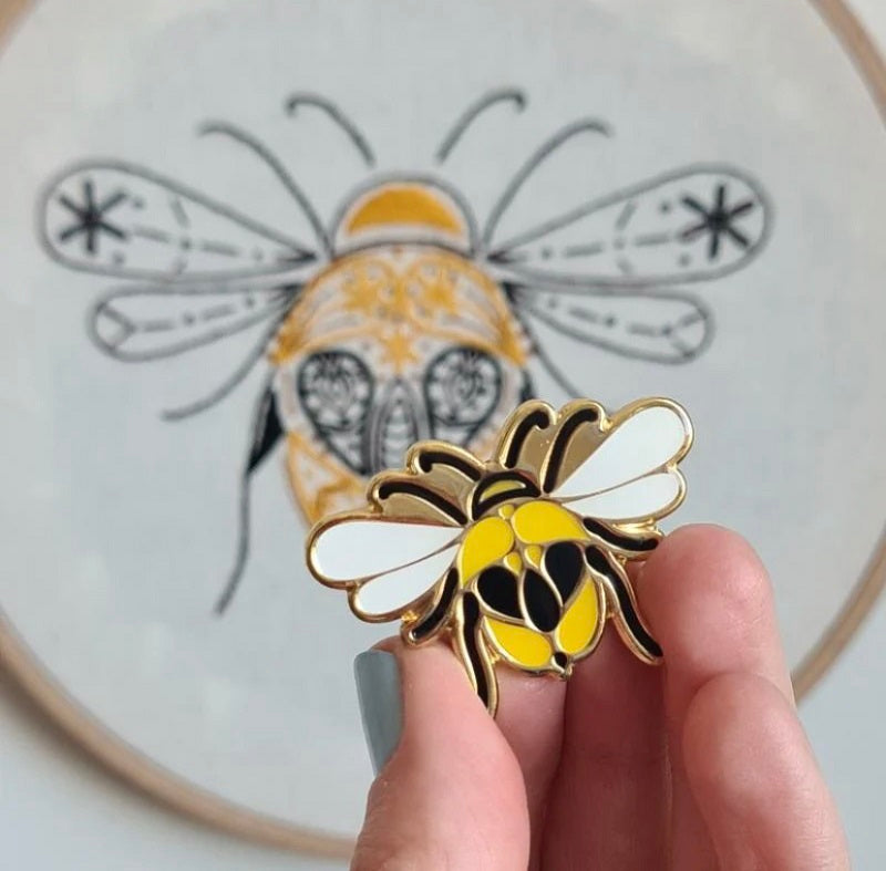 Enamel Magnetic Needle Minder