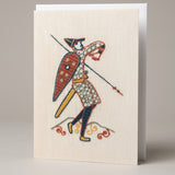 RSN Bayeux Tapestry Greeting Card - Look Out from Battle Ridge