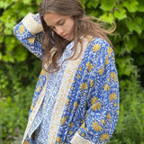 Blue Bud Cotton Pyjamas