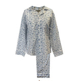 Blue Bud Cotton Pyjamas