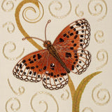 Rare Butterfly in Contemporary Embroidery