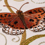 Rare Butterfly in Contemporary Embroidery