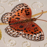 Rare Butterfly in Contemporary Embroidery