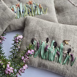 Hand Embroidered Lavender Sachets by Sophie Long