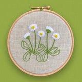 RSN A Year in Flowers:  April - Daisy Embroidery Kit by Natalie Rowe
