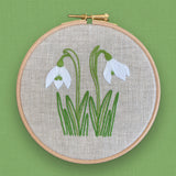 RSN A Year in Flowers:  January - Snowdrop Embroidery Kit