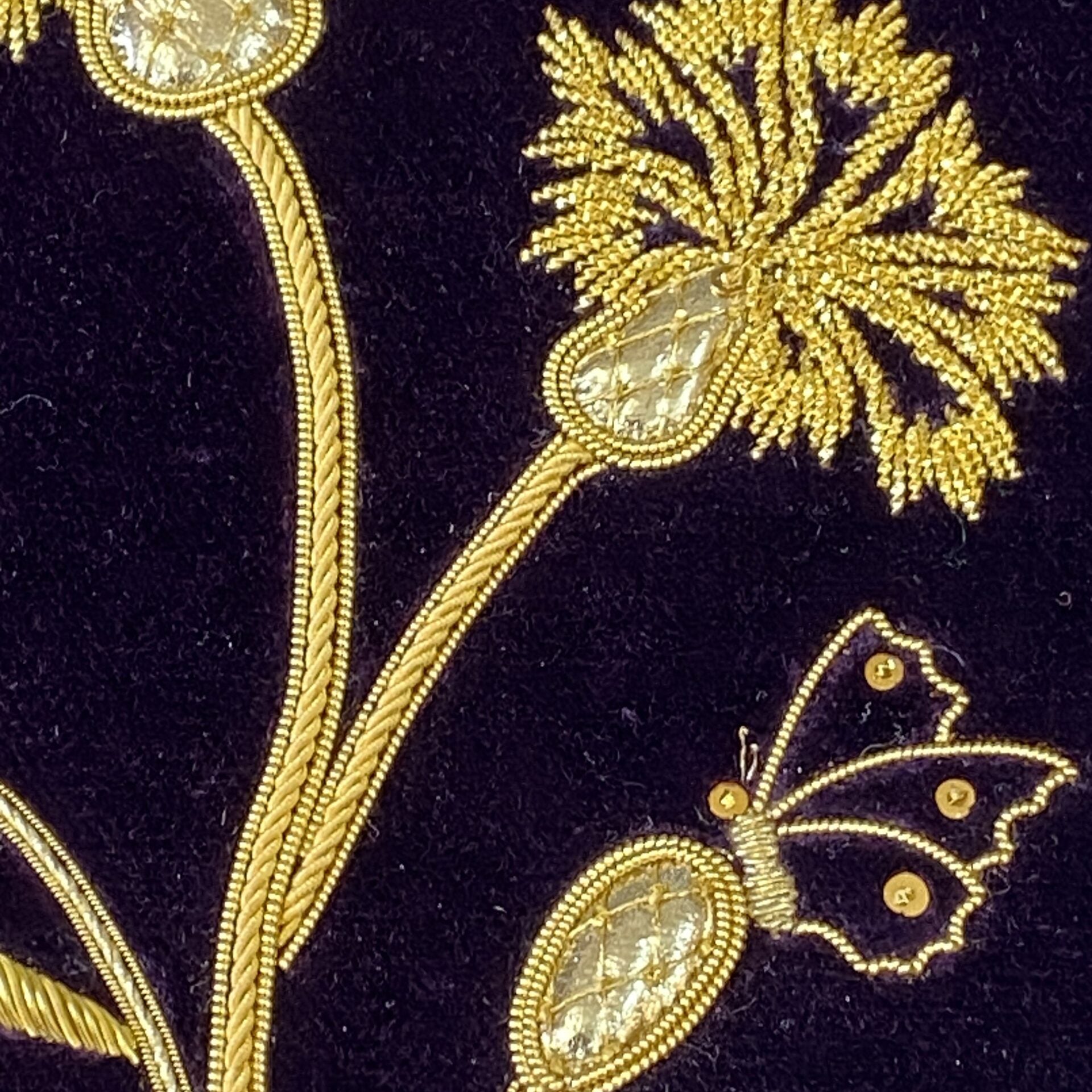 RSN Studio: Cornflower Spray Goldwork Embroidery Kit