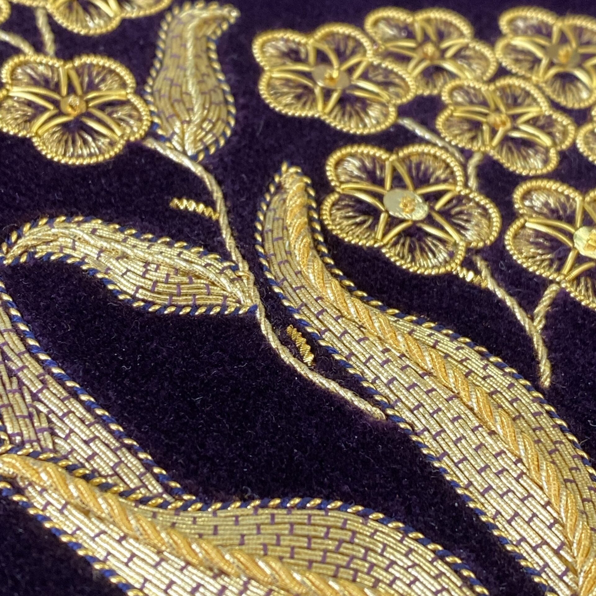 RSN Studio: Forget-me-Not and Caterpillar Goldwork Embroidery Kit