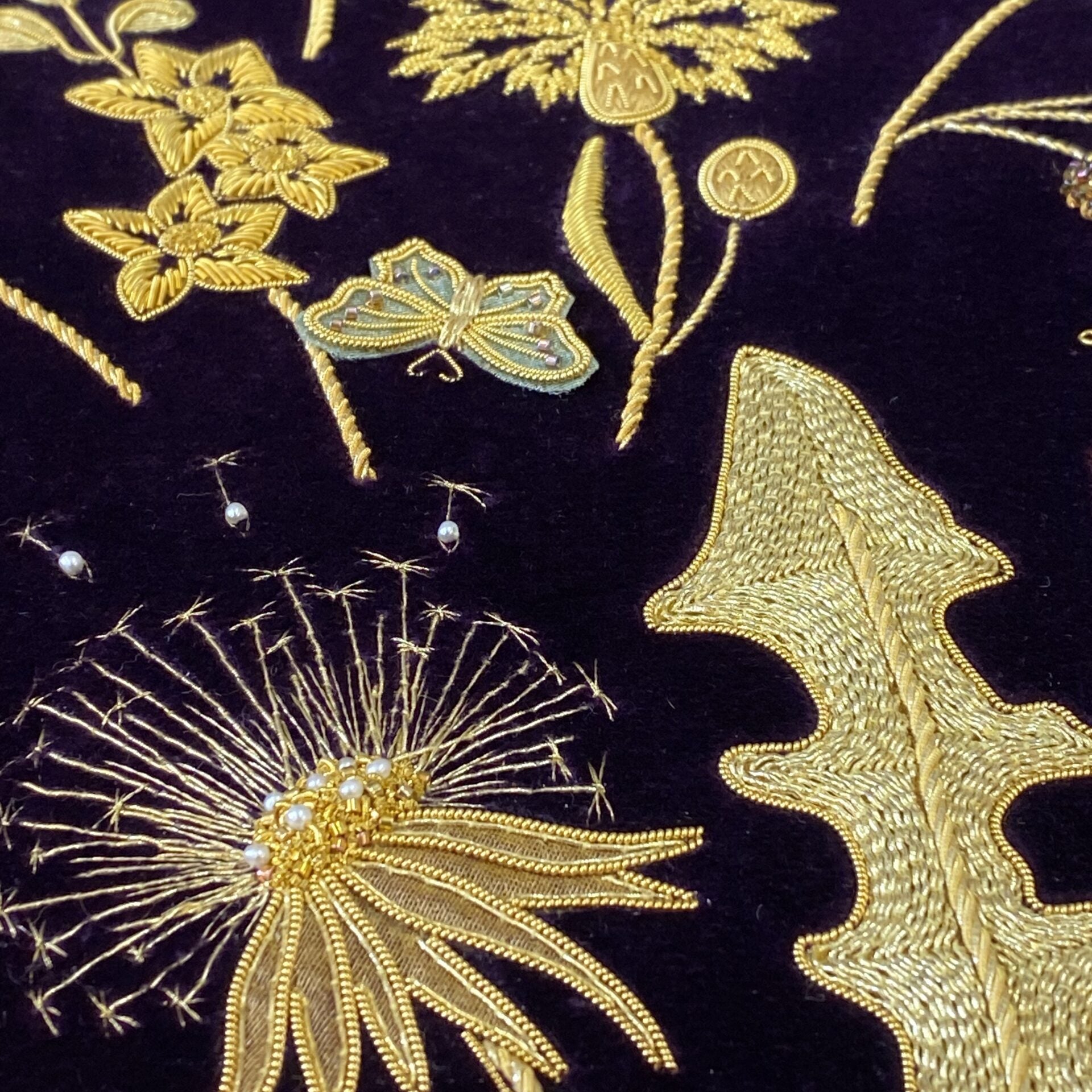 RSN Studio: Dandelion and Ladybird Goldwork Embroidery Kit