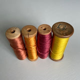 Vintage Wooden Reels of Thread