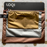 Set of Three Zipped Pouches by Loqi