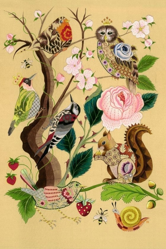 canvas work from one of our course students at the royal school of needlework