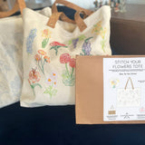 Stitch Your Flowers Tote Bag
