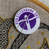 RSN Stitch Bank Logo Enamel Magnetic Needle Minder