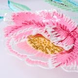 Couture Sequinned Peony : Nature Meets Couture